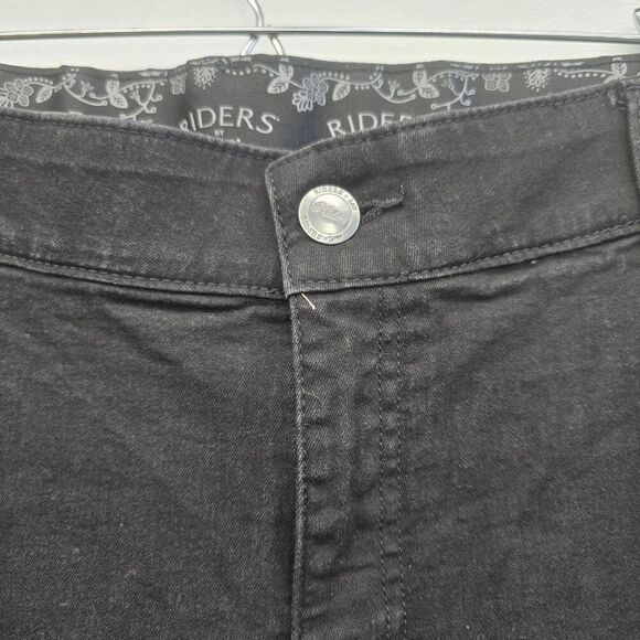 Riders By Lee Women's Black Mid Rise Bootcut Straight Leg Jeans Size 20W/P A6 - Picture 7 of 8
